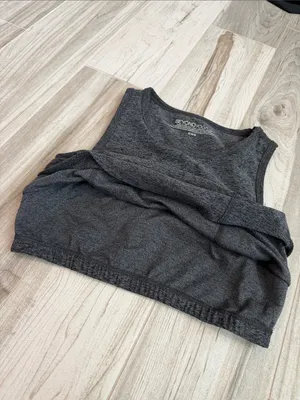Beyond Yoga Grey Cropped Tank Active Medium thumbnail 7
