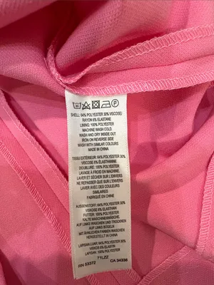 French Connection Whisper Sleeveless Asymmetric Hem Pink Mini Dress size 4 thumbnail 9