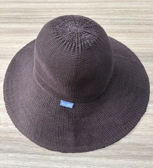 Wallaroo Hat Company Woven Chocolate Brown Victoria Diva Sun Hat Women thumbnail 1
