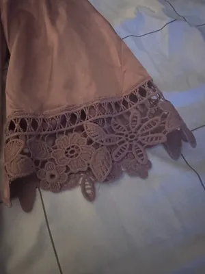 Pink silky robe thumbnail 4