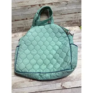 Cinda B. Tennis Tote Purely Peacock Quilted Crossbody Adjustable Sports thumbnail 2