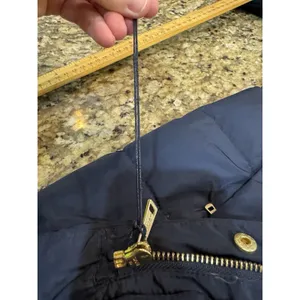 Cole Haan Signature Down Puffer Coat with Bib Size Small Blue, Retail $249 thumbnail 16
