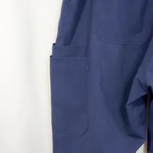FIGS Large Scrub Pants Navy Blue Elastic Waist Cargo Pocket Medical Uniform 1426 thumbnail 11