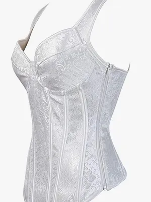 02 Collection White Bridal Bustier Large NWOT thumbnail 3