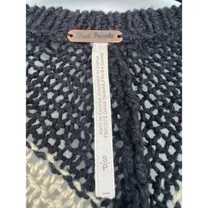 Free People Circle Back Striped Chevron Cardigan Small thumbnail 6