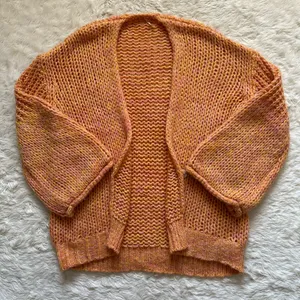 Free People Cardigan Home Town Cardi Sweater Bell Sleeves Sugar Candy Combo XS thumbnail 3