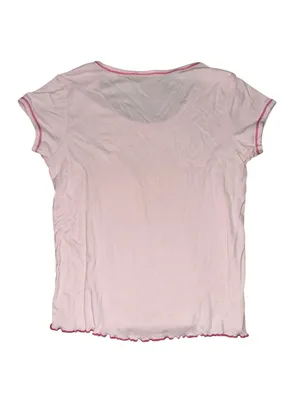 Vintage Y2K JK Intimates Queen for a Day Pink Baby Tee M Princess Crown thumbnail 2