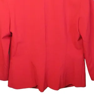 Love Ady Red Cropped Blazer Jacket Hot Pink Lining Size Small S NWOT thumbnail 8