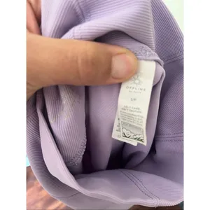 OFFLINE by Aerie Real Me Ribbed High Waisted Leggings in Lavender - Size S thumbnail 7