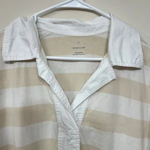 Everlane Organic Cotton Polo Dress Short Sleeve XL Women thumbnail 3