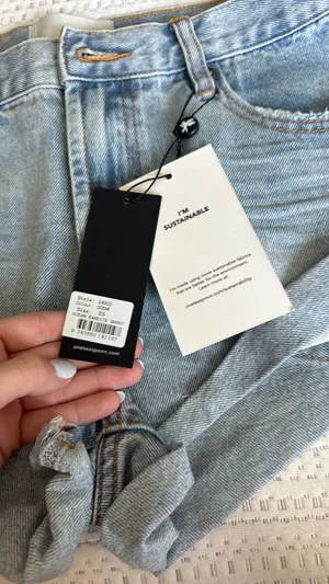 One Teaspoon NWT Denim Shorts 25 Blue thumbnail 2
