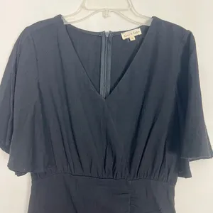 Aaron & Amber Dress Womens Small Cotton Chic Coquette Party Beachy Night Out thumbnail 4