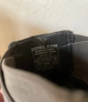Sorel Addington Heeled Chelsea Boots Tan Size 10 thumbnail 5