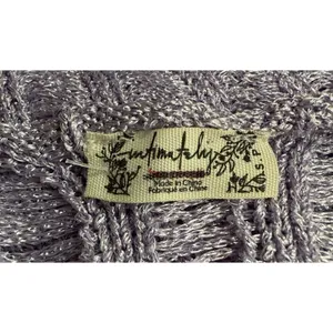 Free People Let's Dance Long Sleeve Open Back Ladder Lilac‎ Knit Sweater S New thumbnail 5
