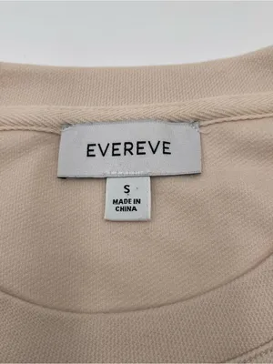 Evereve Sleeveless Cream Tie-Waist Midi Dress Cap Sleeves Size Small thumbnail 7