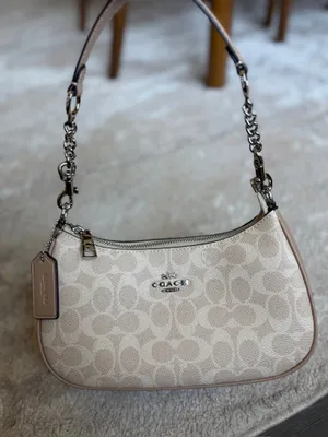 Coach Teri Shoulder Bag Taupe Sand thumbnail 1