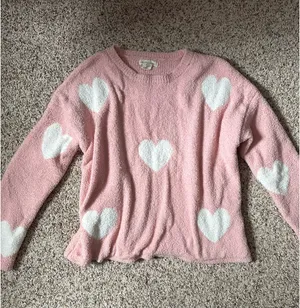 Happily Grey Pink Hearts Lounge Set thumbnail 2