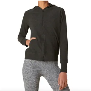 Beyond Yoga Spacedye Everyday Full Zip Hoodie Heathered Darkest Night Sz Medium thumbnail 2