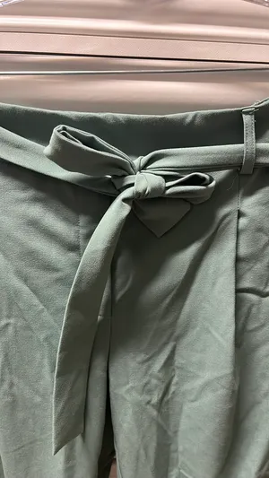 Green paperbag pants thumbnail 2