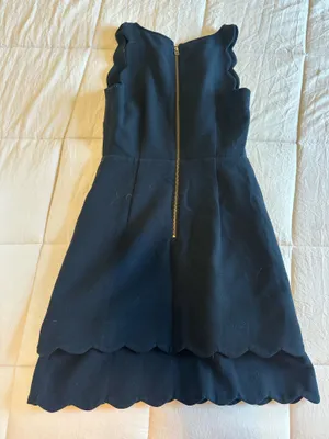 Vineyard Vines Navy Scallop Dress thumbnail 4