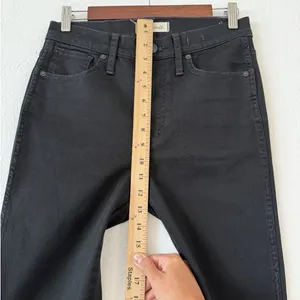 Madewell 10” High-Rise Skinny Jeans Women’s 28T Black Stretch Denim thumbnail 5