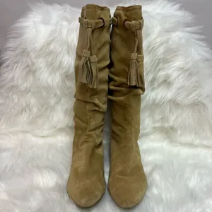 Arturo Chiang Slouch Boots Size‎ 8 Suede BIN 18 thumbnail 4