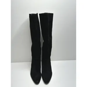 Naturalizer Fae Women Size‎ 5 Suede Black High Knee Heeled Boots thumbnail 6