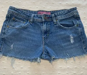 Levis Super Low Boot Cut 518 Jeans Shorts Size‎ 7M thumbnail 1