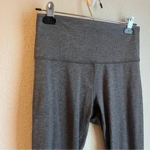 Lululemon Wunder Under Crop (Hi-Rise) *Luxtreme 21" Heathered Black thumbnail 7
