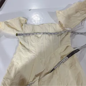 Kehlani x Missguided Off‎ White Cream Corset Detail Bardot Mini Dress Size 8 thumbnail 7