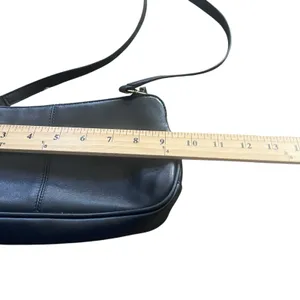 Giani Bernini Black‎ Leather Casual Classic Small Crossbody Shoulder Purse thumbnail 9