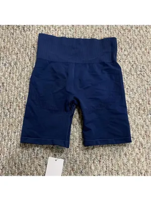 Women’s Best Power Seamless Cycling Shorts in Sapphire Blue - Size Small thumbnail 2