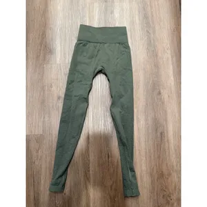 Gymshark Energy+ Seamless Leggings Olive Green High Waisted XS‎ B1A2B thumbnail 3