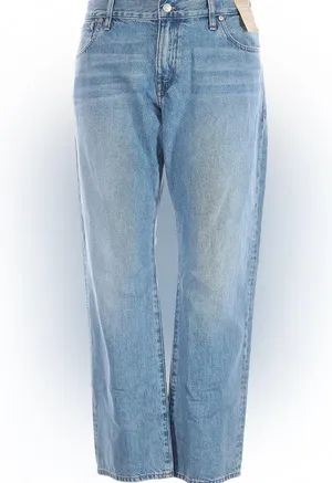 NWT 💙 Madewell 90s Low-Rise Straight Full Length Denim Jeans, Size 33, #N0652 thumbnail 1