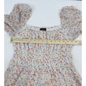 Trixxi Floral Mini Ruffled Tiered Sundress Size XL thumbnail 4