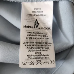 Maria Tailor Daeva Sheath Cocktail Dress Women 42 Pastel Blue Halter Midi thumbnail 6