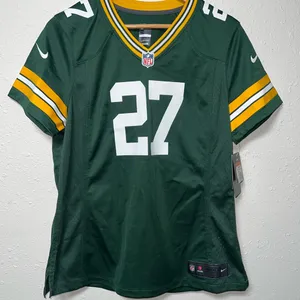 NFL Green‎ Bay Packers Green and Yellow Relaxed Fit Jersey thumbnail 1