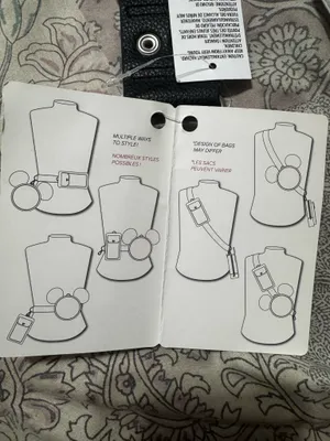 Disney Parks Mickey Mouse Convertible Bag Strap Disney Pins Gear | NWT thumbnail 3