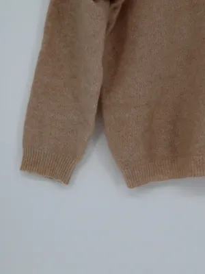 Acne Studios Dramatic Moh Sweater Beige Mohair Wool Scandinavian Small Minimal thumbnail 5