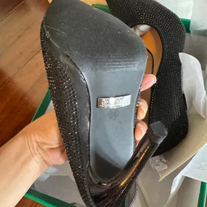 Lauren Lorraine Black Studded Heels thumbnail 2