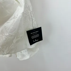 Lulus Radiant Flair Ivory Floral Jacquard Bustier Skort Romper Bridal XS NWT thumbnail 8