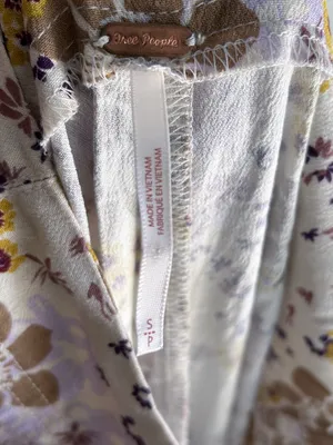 Free People Can't Take My Eyes Off Pant in Tea Combo Sz Small Retro 70s thumbnail 6