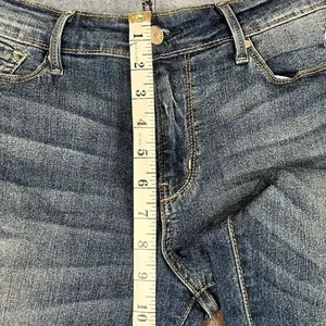Signature Levi Strauss Gold Mid-Rise Skinny Distressed Jeans 12S thumbnail 3