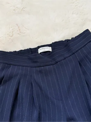 Aritzia Pinstripe Dress Pants XS - Navy thumbnail 3
