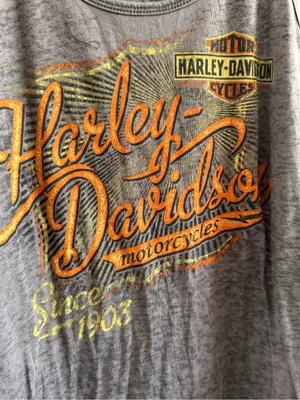 Harley-Davidson Munich Germany‎ Burnout Tank Top Gray Large thumbnail 2
