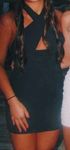 Revolve  Grace Cross Front Black Dress thumbnail 7