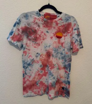 Aviator Nation Tie-Dye Sunset Logo Tee thumbnail 1