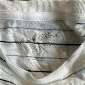 Universal Threads Short Sleeve Tee with Blue Stripes thumbnail 2