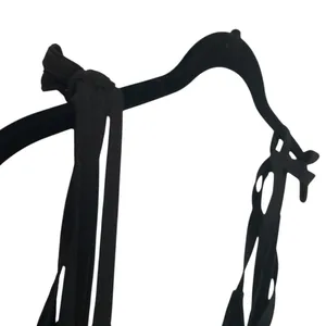 Lulus black full length‎ dress with tied sleeve, medium thumbnail 4