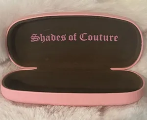 Juicy Couture Shades of Couture Pink Hard Sunglasses / Eyeglasses Case thumbnail 2